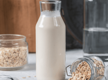 Homemade oat milk